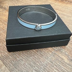 Light Blue Coach Bangle Bracelt